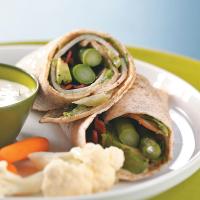 Turkey Wraps with Maple Mustard Dressing for Two_image