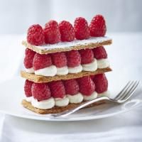 Raspberry millefeuilles image