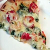 Simply Delicious Shrimp and Spinach Pizza image