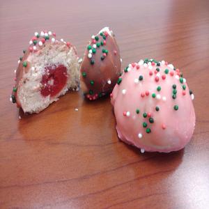 Cherry Ball Cookies (Frosted)_image