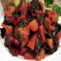 Swiss Chard With Tomatoes_image