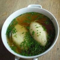 Oma's Griessnockerlsuppe (Beef and Semolina Dumpling Soup)_image