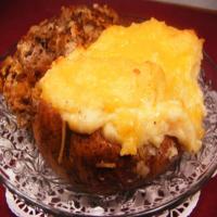 Cheddar and Garlic-Stuffed Potatoes image