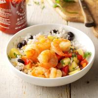 Spicy Sweet Shrimp with Pineapple Salsa image