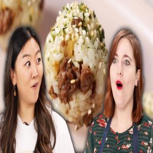 Korean Rice Balls (Jumeokbap) Recipe by Tasty image
