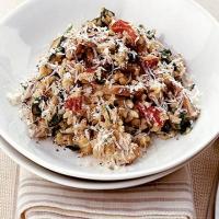 Mushroom & spinach risotto image