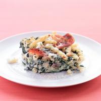 Baked Pasta with Spinach, Ricotta, and Prosciutto image
