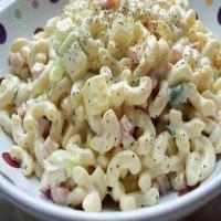 Easy Macaroni Salad with Ham_image
