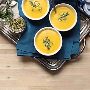 Roasted Butternut Squash and Apple Soup with College Inn® Broth image
