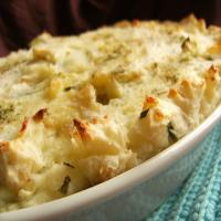 Mashed Potato, Cheese and Chive Gratin_image