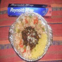 Black Bean Fiesta With Yellow Rice & Shrimp #RSC image
