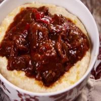 Laila's Stewed Beef with Creamy Cheese Grits_image