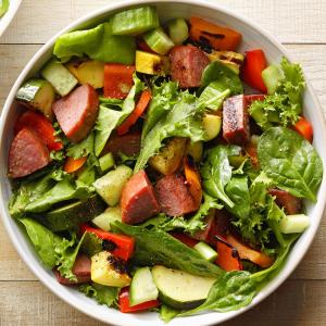 Grilled Summer Sausage Salad image