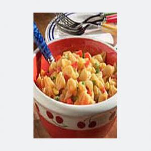 Cheesy Shells with Tomatoes and Corn image