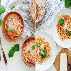One Recipe, Two Meals: Penne with a Creamy Tomato Vodka Sauce_image