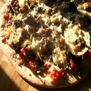 Vegetarian Mediterranean Pizza_image
