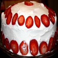 Easy Dreamy Strawberry Cream Cake image