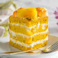 Eggless mango cake_image