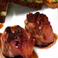 Grilled Prosciutto Wrapped Figs Stuffed with Gorgonzola Dolce image