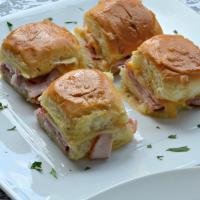 Baked Ham and Cheese Party Sandwiches image