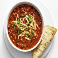 Tex-Mex Bean Soup with Rice_image