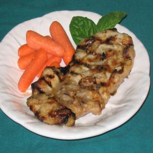 Grilled Peachy Mustard Ribs or Pork Chops_image