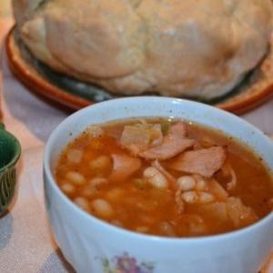 Bean and pork barrel soup_image