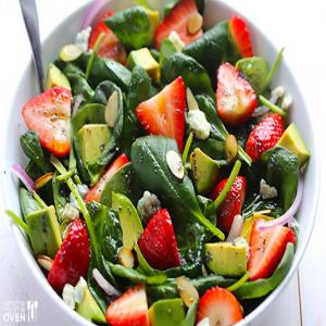Strawberry Avocado Spinach Salad with Poppy Seed Dressing Recipe - (4/5)_image