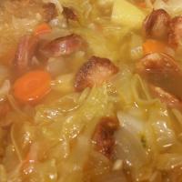 Sausage and Cabbage Soup image