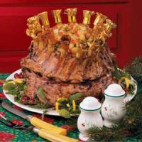 Crown Roast of Pork with Stuffing image