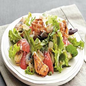 Grilled Salmon and Grapefruit Salad image