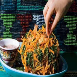 Shredded Sweet Potato and Carrot Fritters (Ukoy)_image