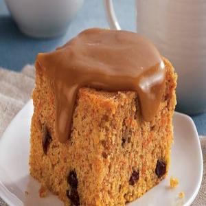 Caramel and Carrot Snack Cake_image