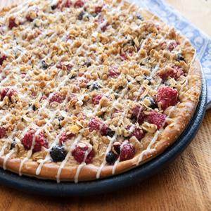 Berry Oatmeal Pizza image