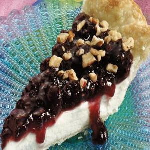 Raspberry/Cranberry Cream Cheese Pie image