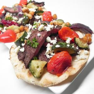 Flank Steak and Veggie Tacos image