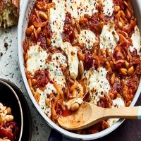 Cheesy Baked Beans and Tomatoes_image