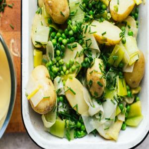 Warm Potato Leek Salad image