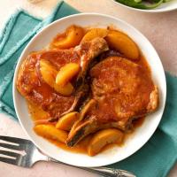Slow-Cooked Peach Pork Chops image