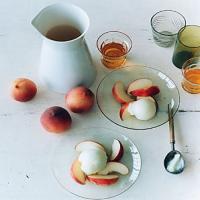 Ice-Wine Sorbet with White Peaches image
