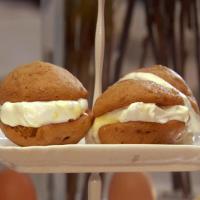 Gingerbread Whoopie Pies with Lemon-Molasses Swirled Fluffy Frosting image