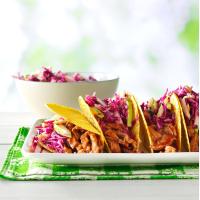 Barbecue Pork Tacos with Apple Slaw image