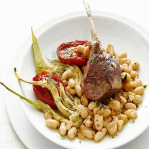 Lamb Chops with Fennel and Tomatoes image