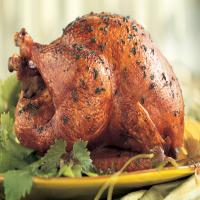 Herb-Brined Turkey with Pear Gravy_image