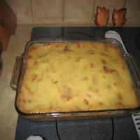 Almond Flavored Bread Pudding_image