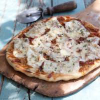 Alsatian Pizza with Bacon and Caramelized Onions image