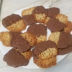 Milk Chocolate Florentine Cookies_image