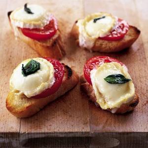 Summery cheese on toast image
