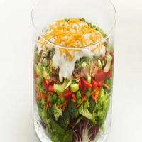 Skinny Layered Vegetable Salad_image