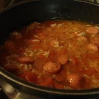 Rice and Hot Dogs Soup image